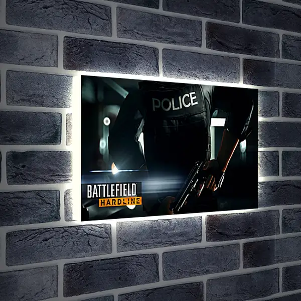 Лайтбокс световая панель - Battlefield: Hardline