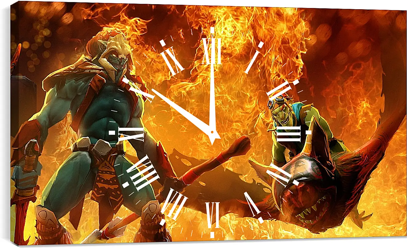 Часы картина - DotA