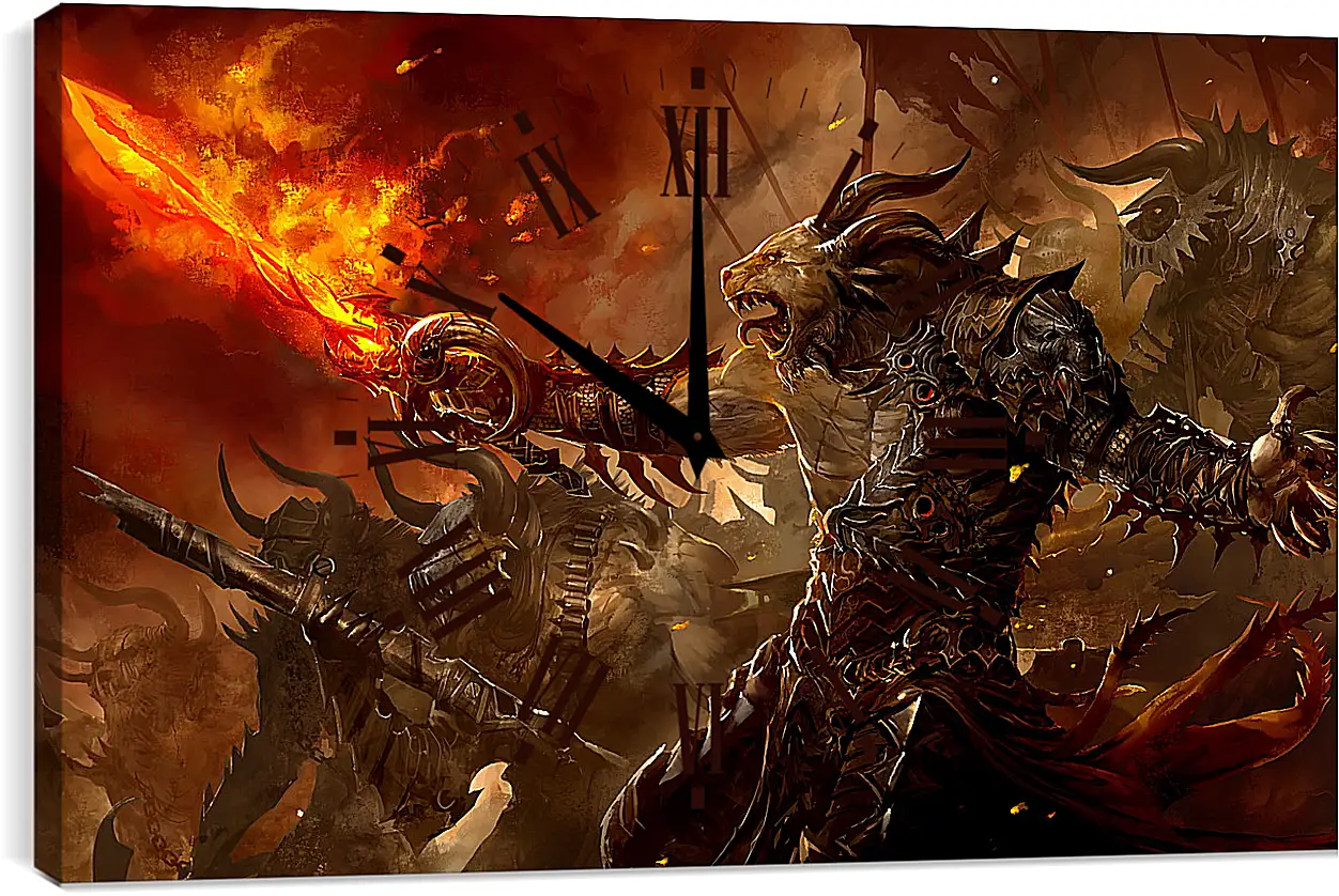 Часы картина - Guild Wars 2

