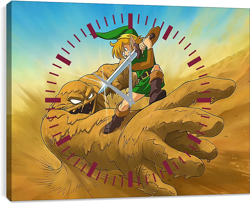 Часы картина - Zelda
