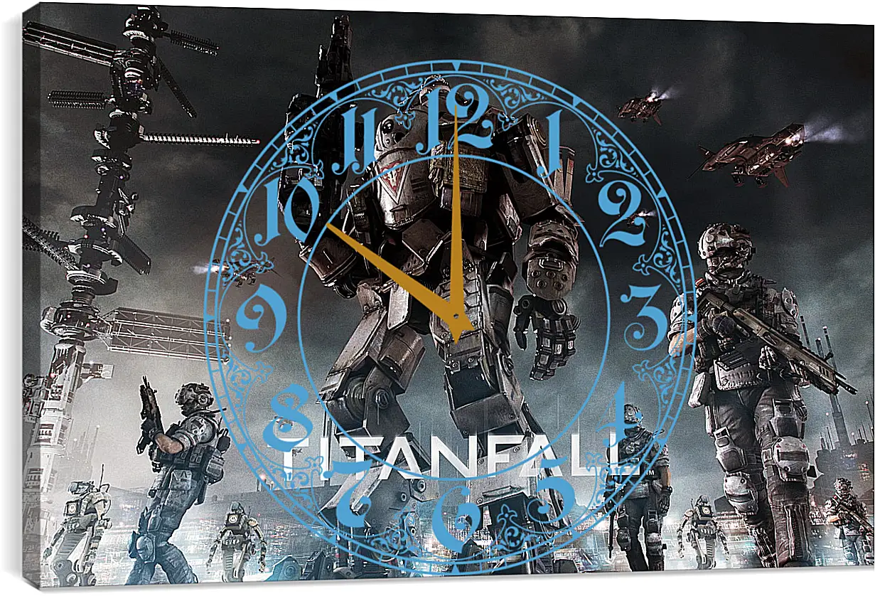 Часы картина - Titanfall
