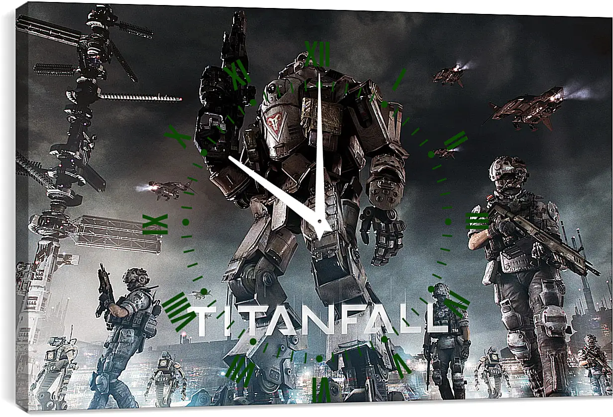 Часы картина - Titanfall
