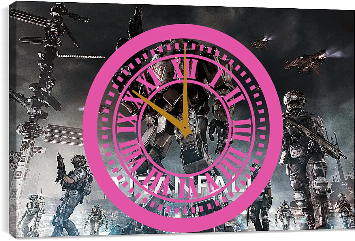 Часы картина - Titanfall
