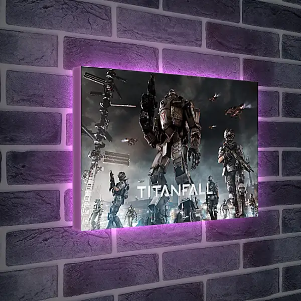 Лайтбокс световая панель - Titanfall
