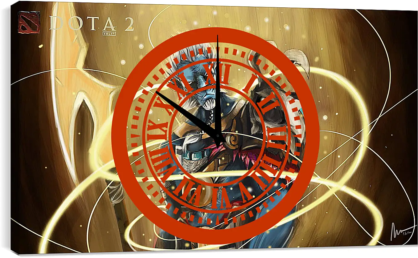 Часы картина - DotA 2