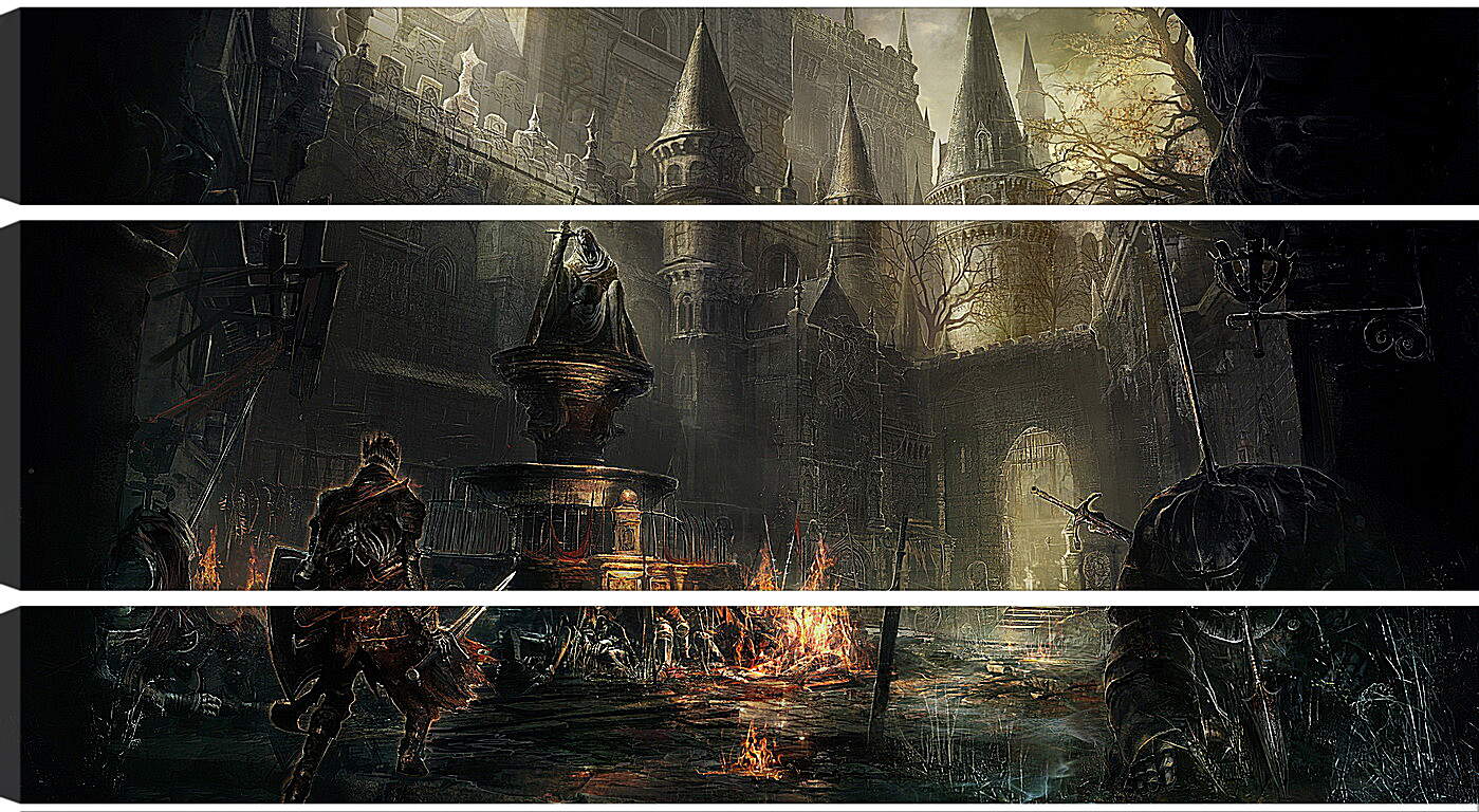 Модульная картина - Dark Souls III
