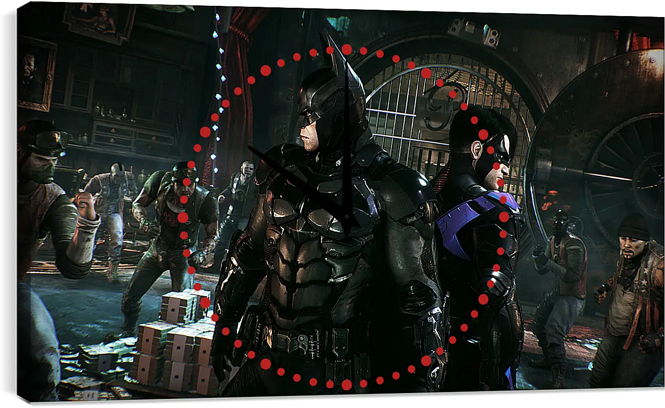 Часы картина - Batman: Arkham Knight