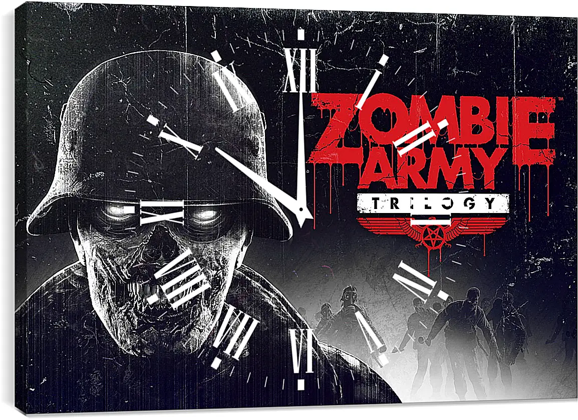 Часы картина - Sniper Elite: Nazi Zombie Army
