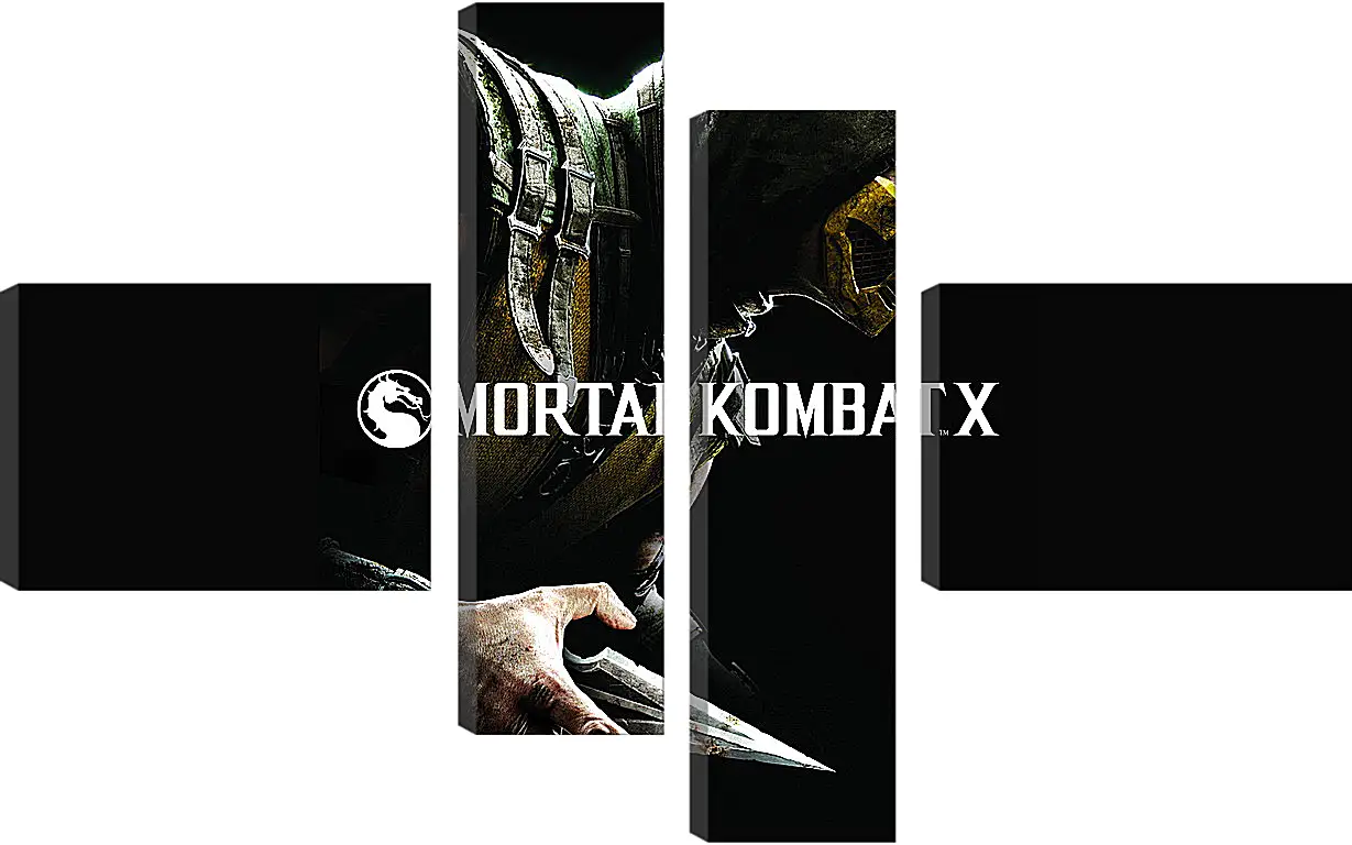 Модульная картина - Mortal Kombat X, Scorpio