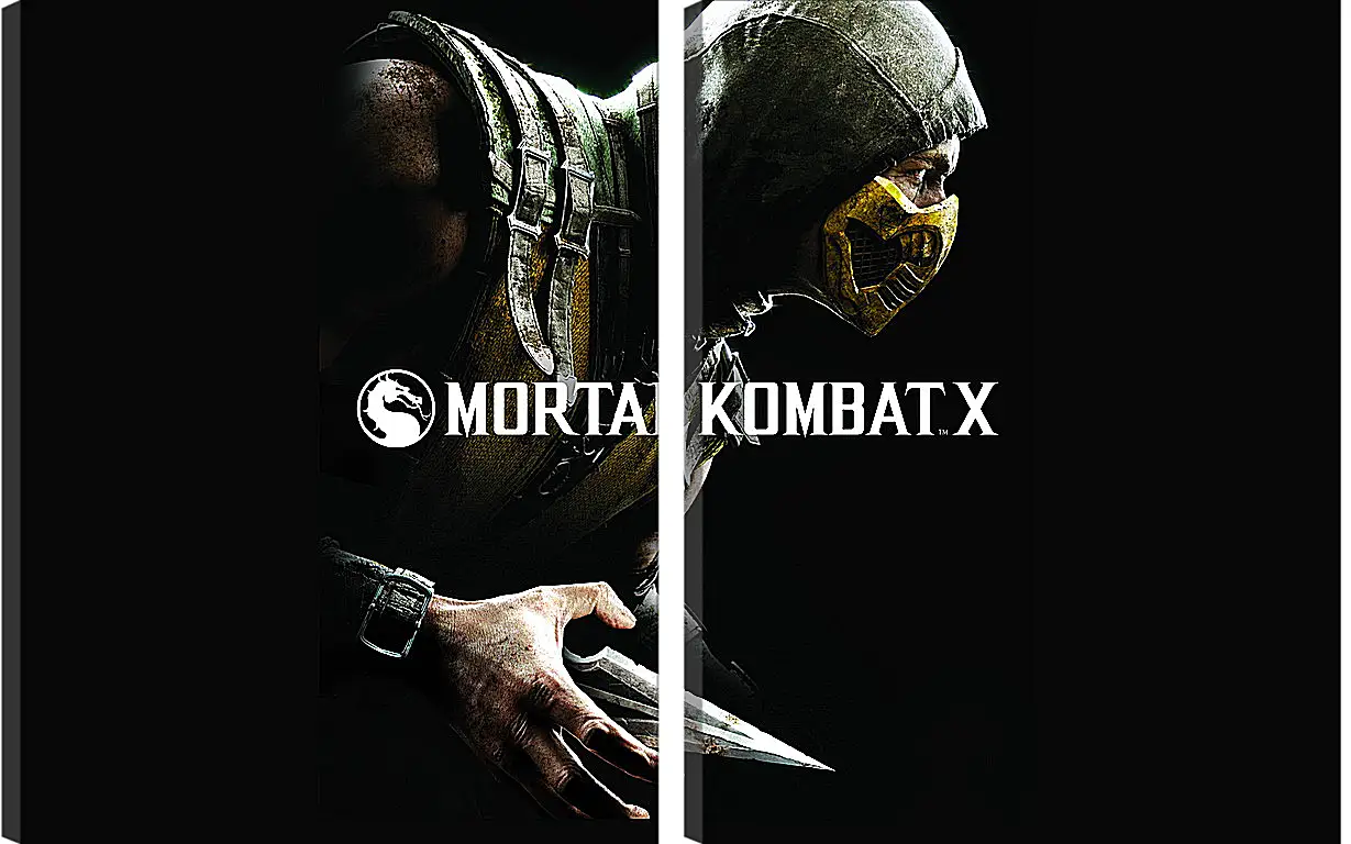 Модульная картина - Mortal Kombat X, Scorpio