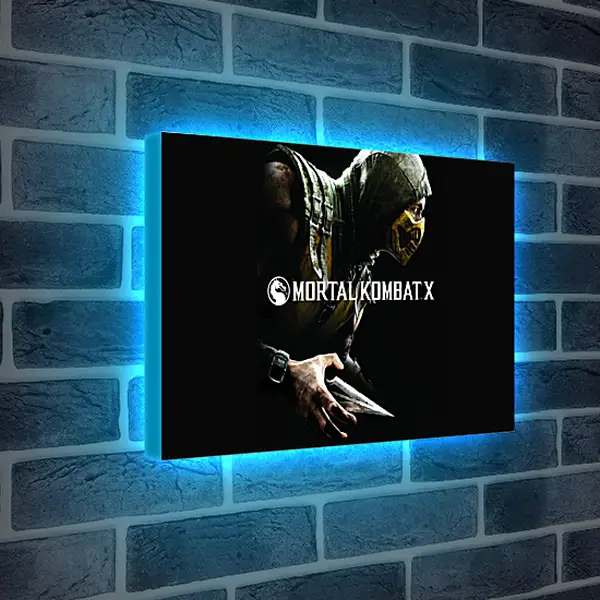 Лайтбокс световая панель - Mortal Kombat X, Scorpio