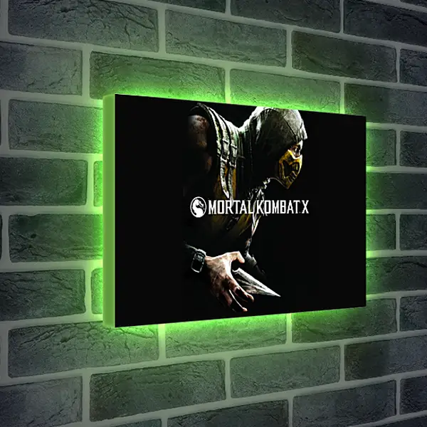 Лайтбокс световая панель - Mortal Kombat X, Scorpio