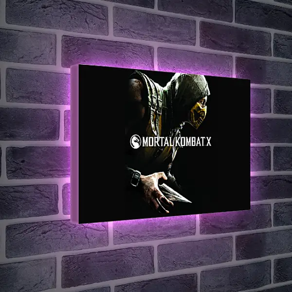 Лайтбокс световая панель - Mortal Kombat X, Scorpio