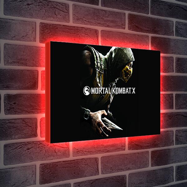 Лайтбокс световая панель - Mortal Kombat X, Scorpio