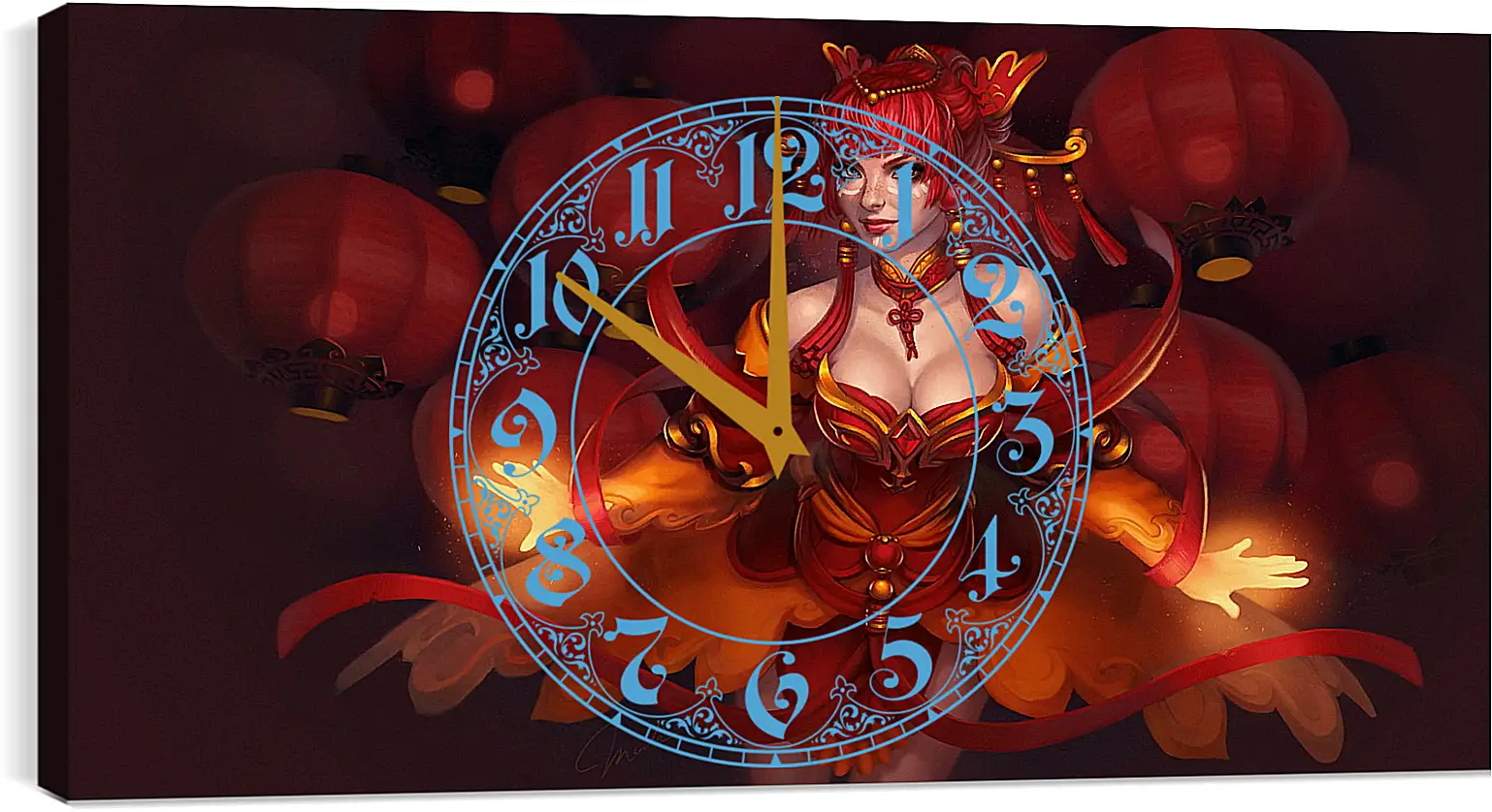 Часы картина - DotA 2