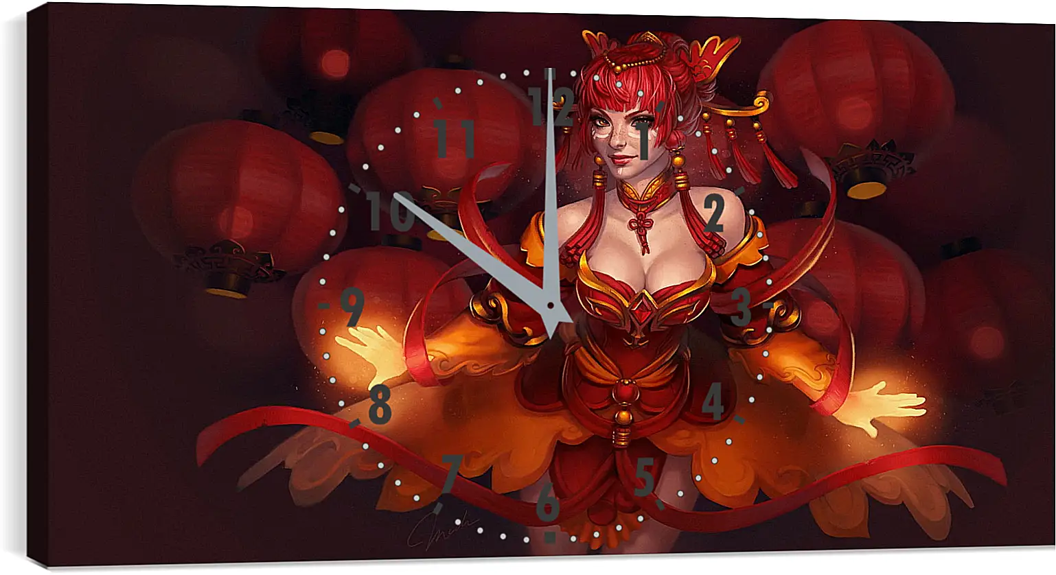 Часы картина - DotA 2
