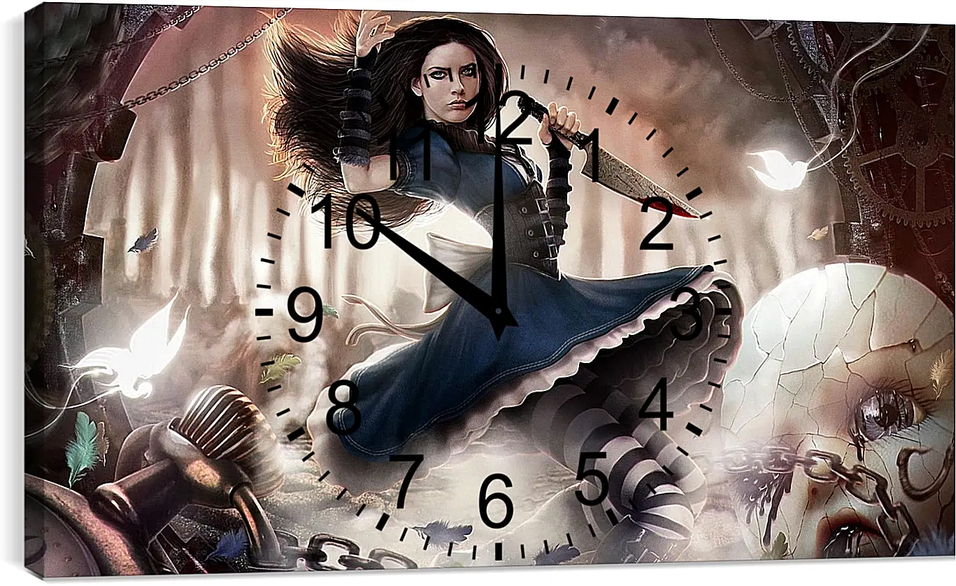 Часы картина - Alice: Madness Returns
