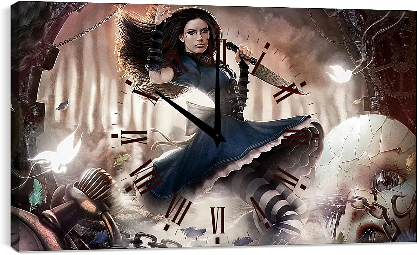 Часы картина - Alice: Madness Returns
