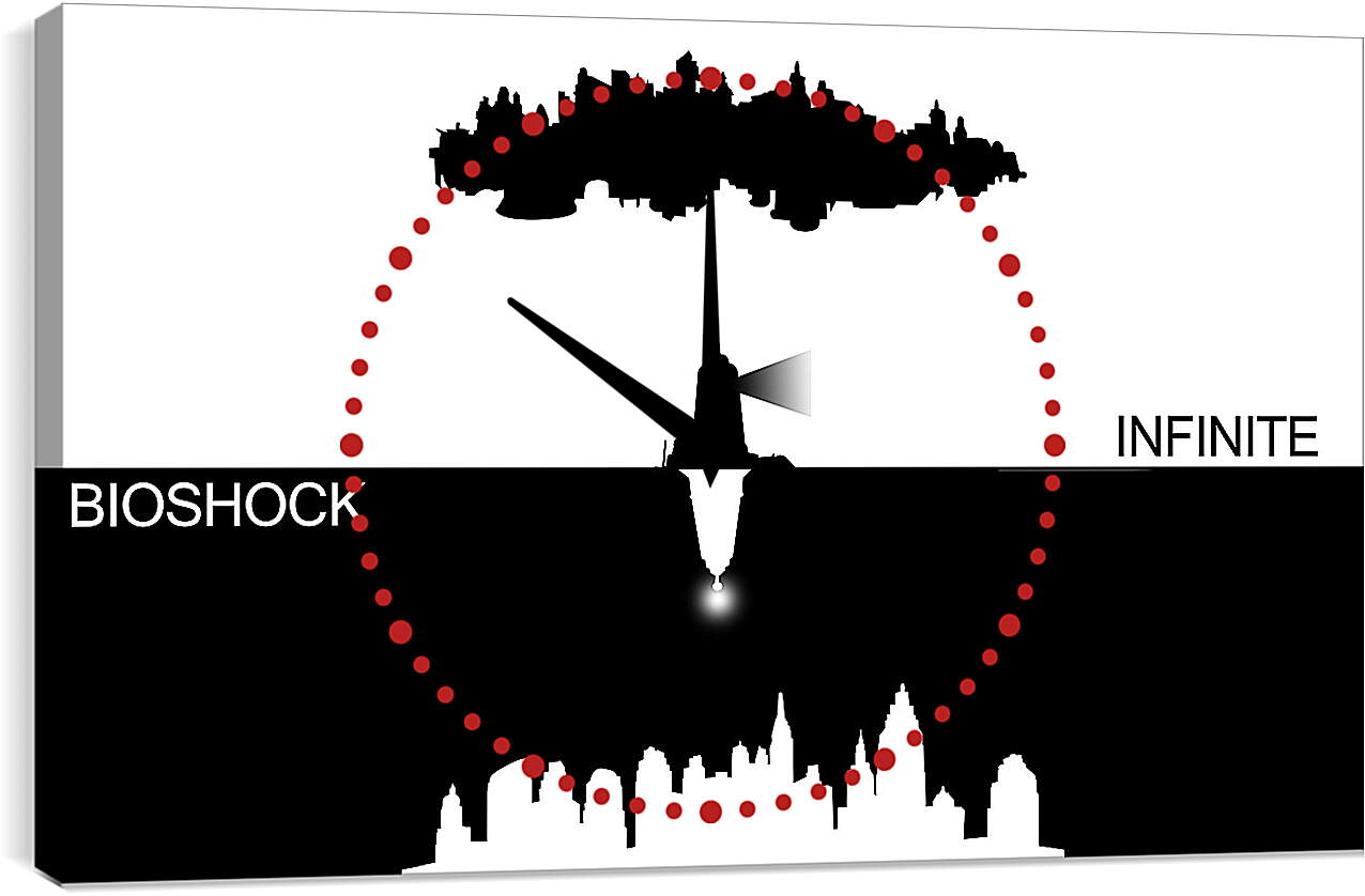 Часы картина - Bioshock Infinite
