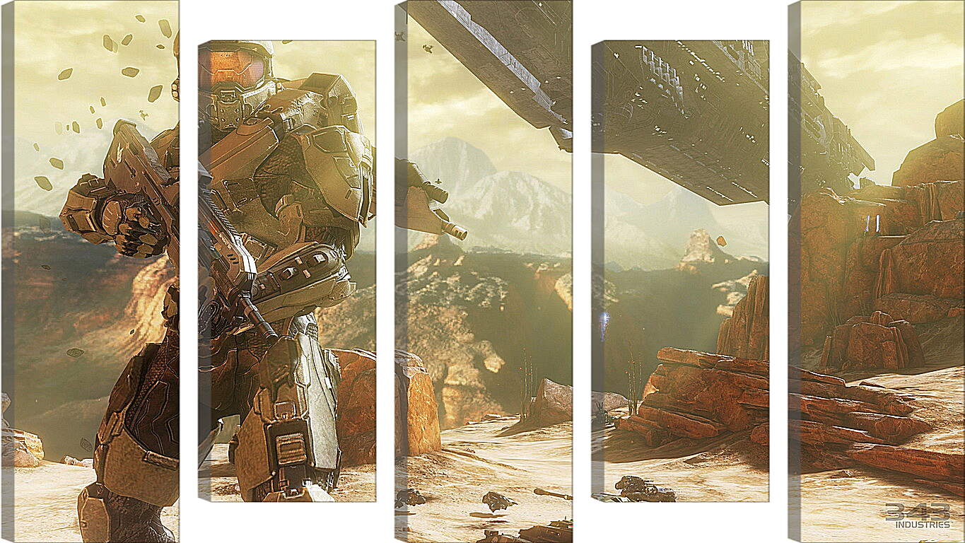 Модульная картина - Halo 4
