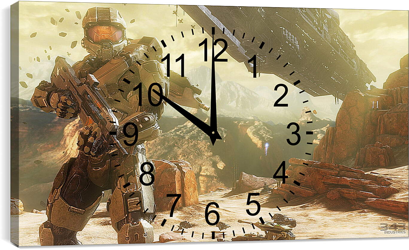 Часы картина - Halo 4
