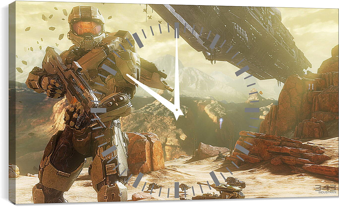 Часы картина - Halo 4

