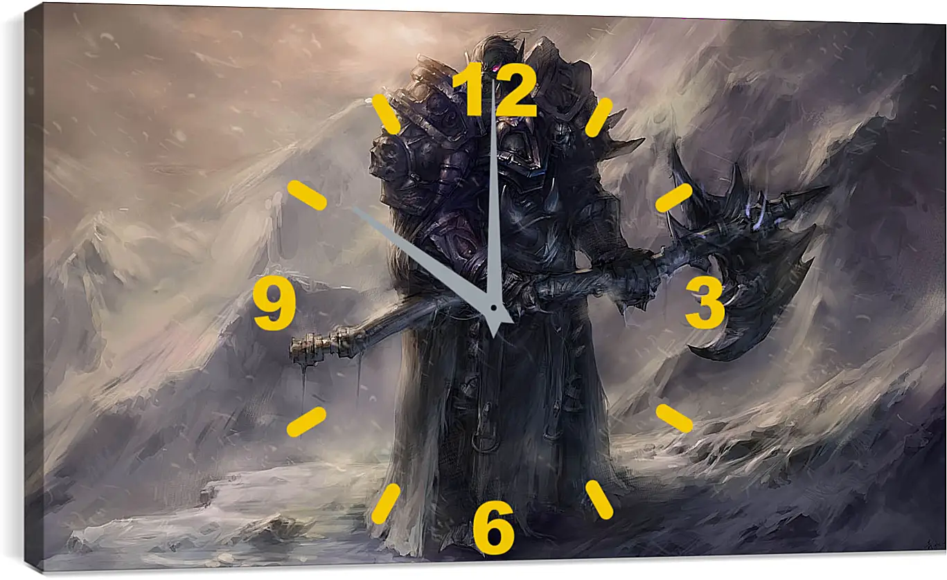 Часы картина - World Of Warcraft
