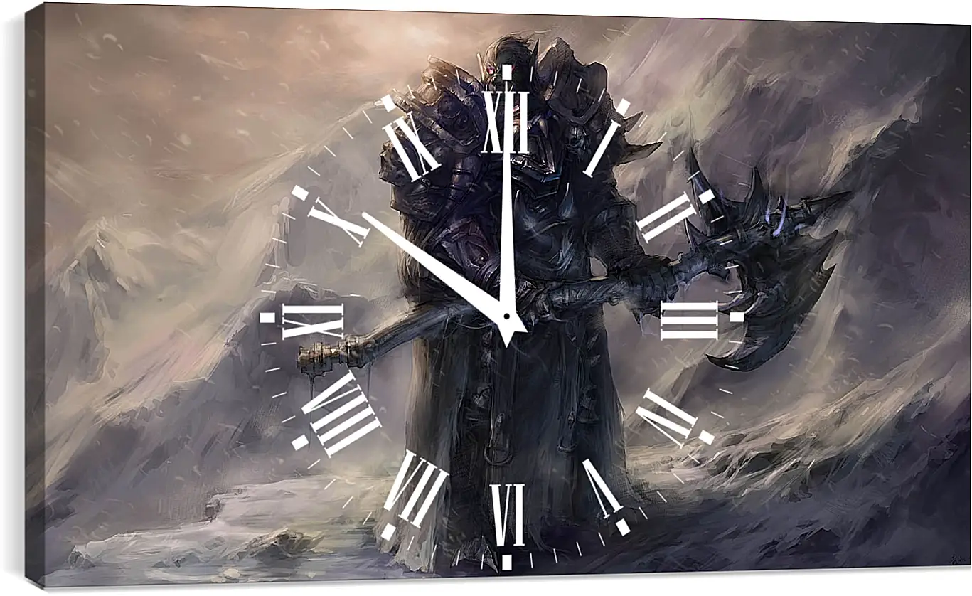 Часы картина - World Of Warcraft