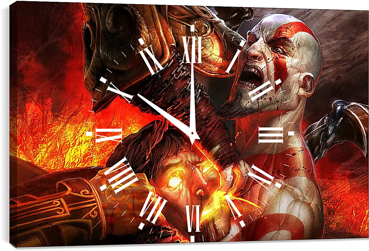 Часы картина - God Of War III
