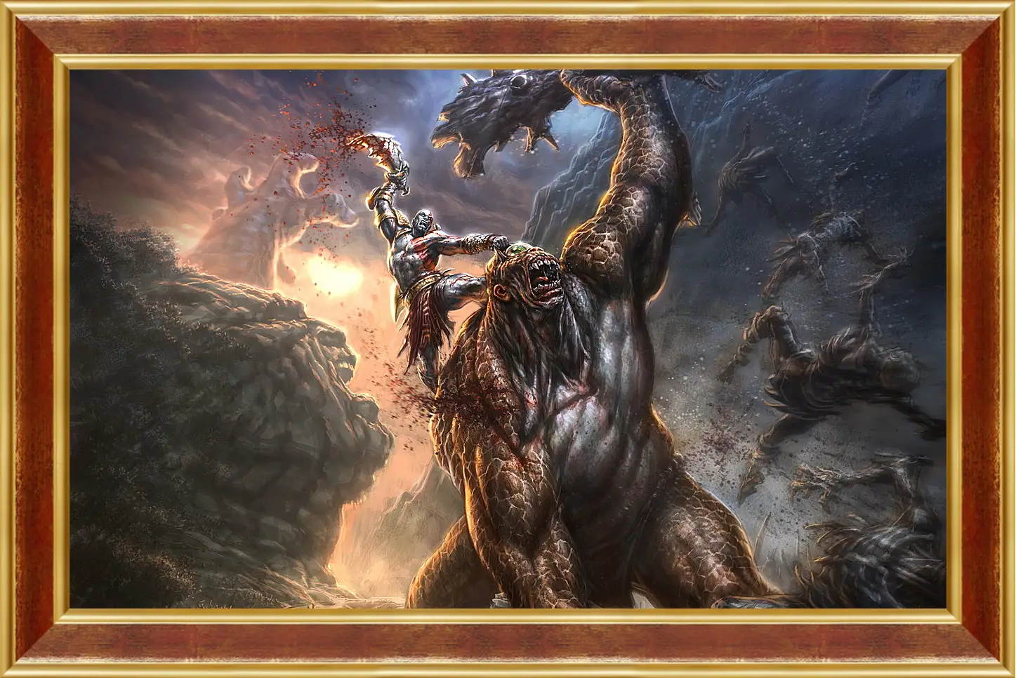 Картина в раме - God Of War III
