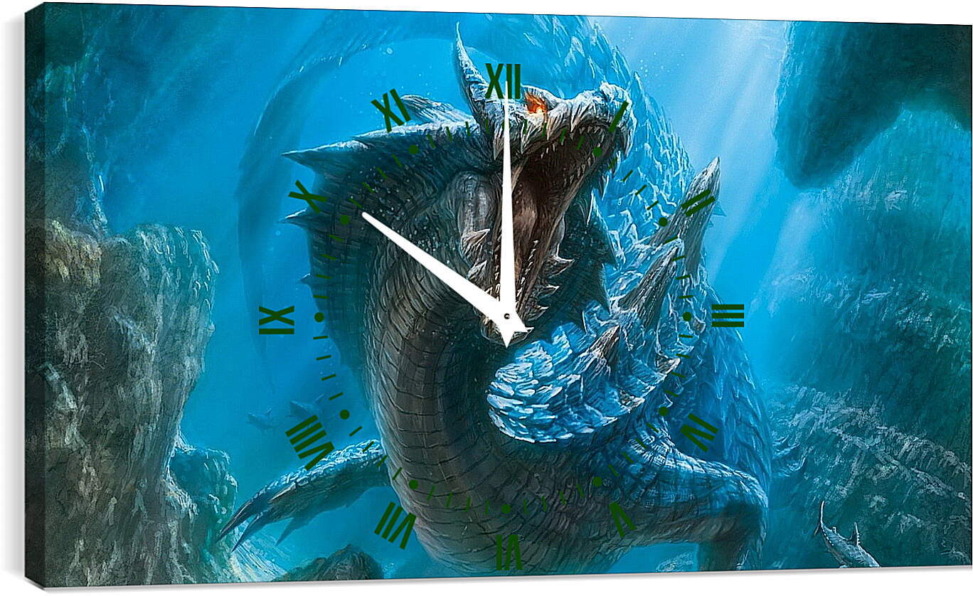 Часы картина - Monster Hunter 3 Ultimate
