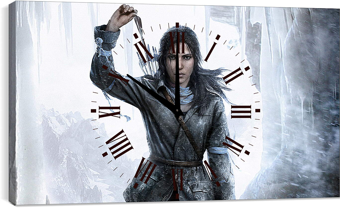 Часы картина - Rise Of The Tomb Raider
