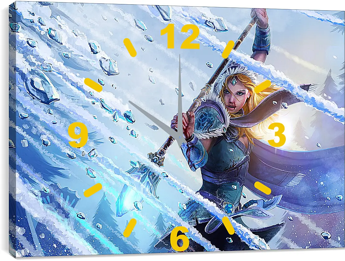 Часы картина - DotA 2
