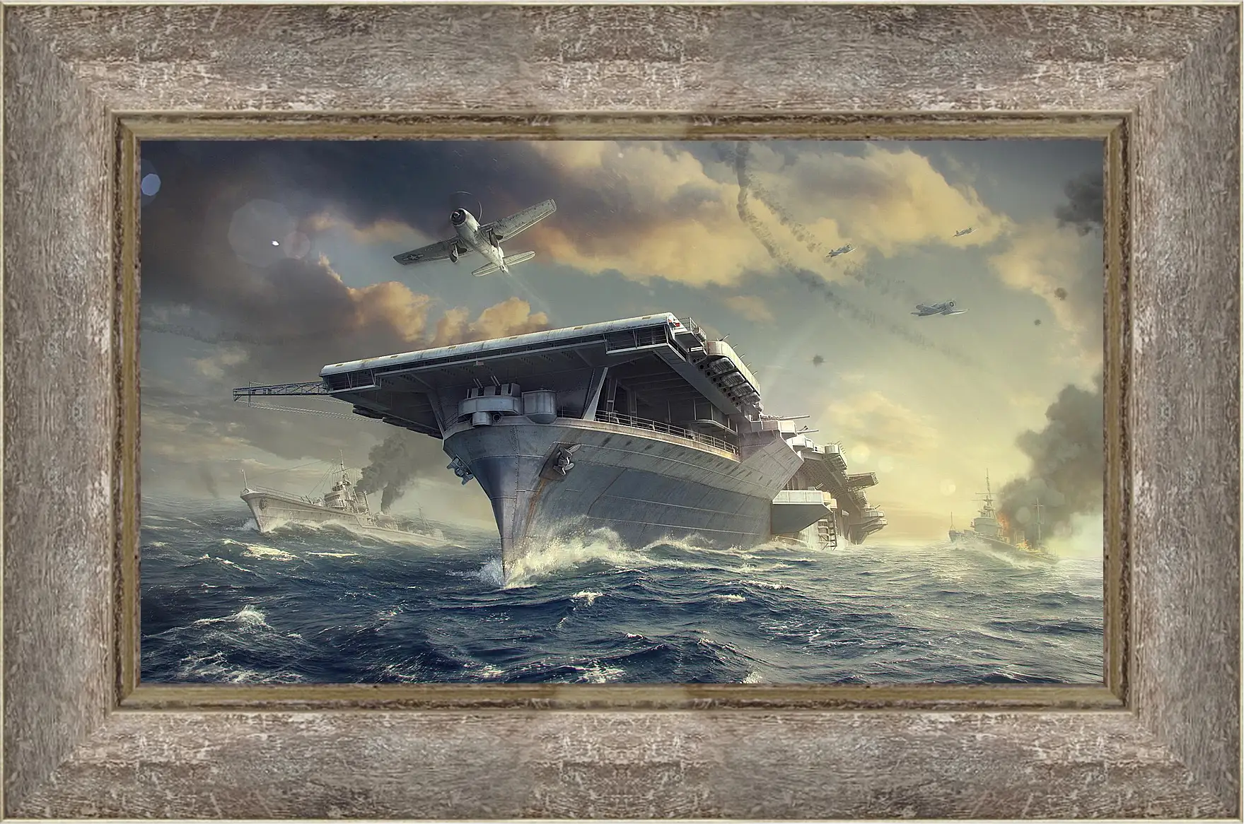 Картина в раме - World Of Warships
