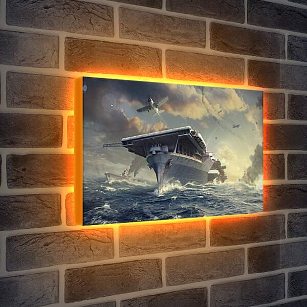 Лайтбокс световая панель - World Of Warships
