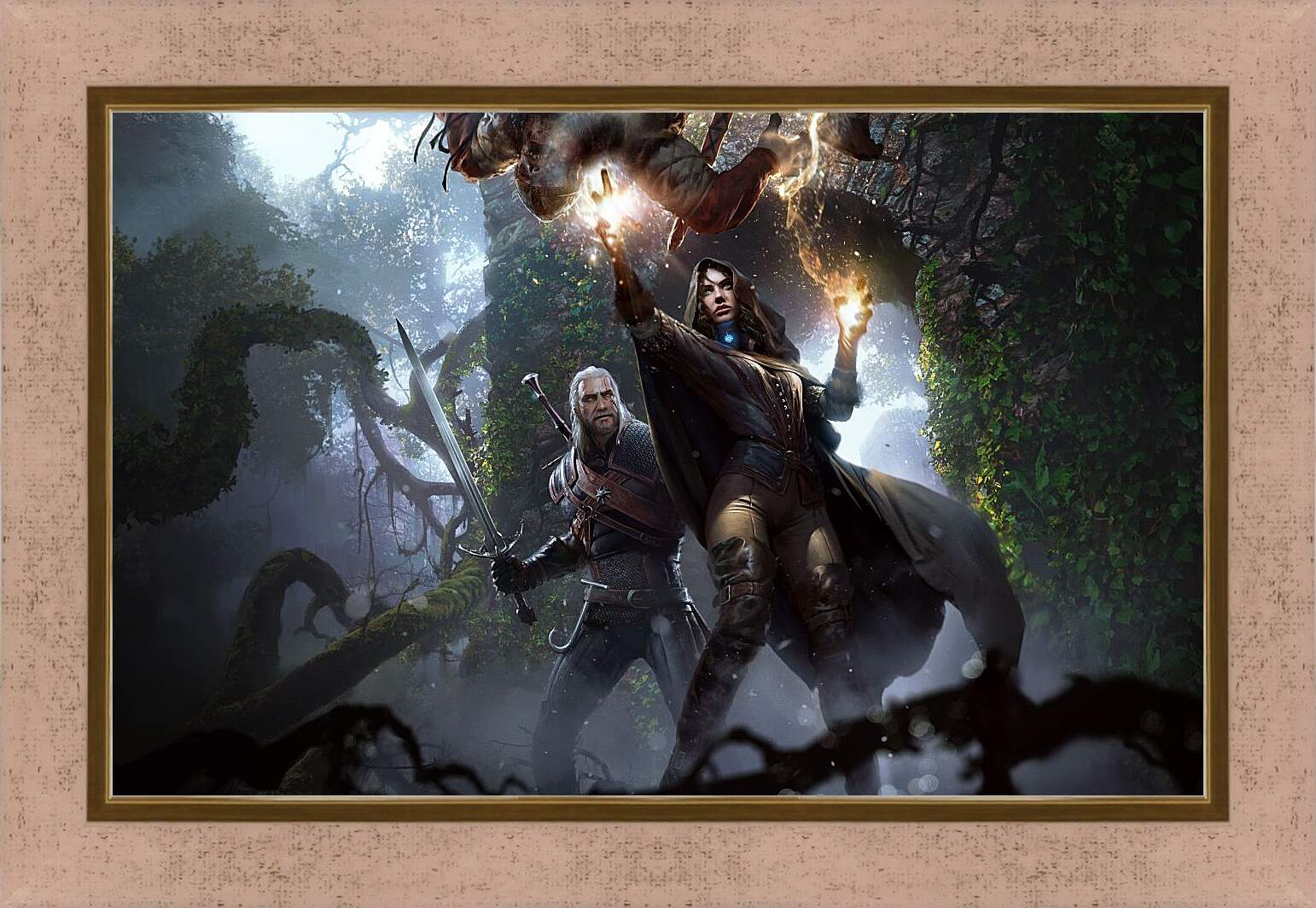Картина в раме - The Witcher 3 (Ведьмак), Геральт и Йеннифер