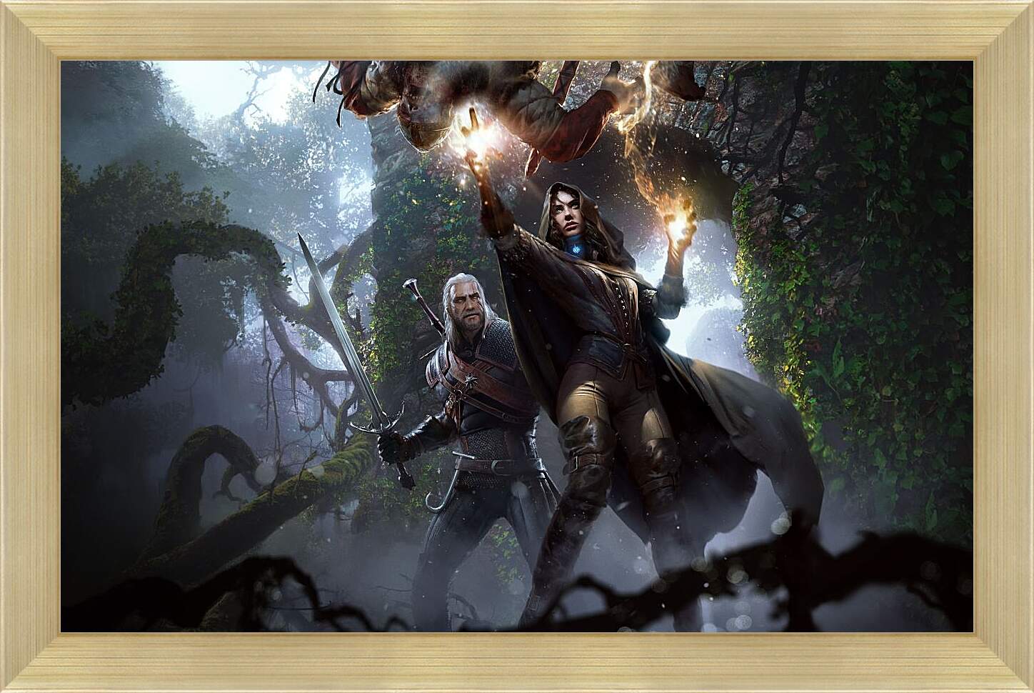 Картина в раме - The Witcher 3 (Ведьмак), Геральт и Йеннифер