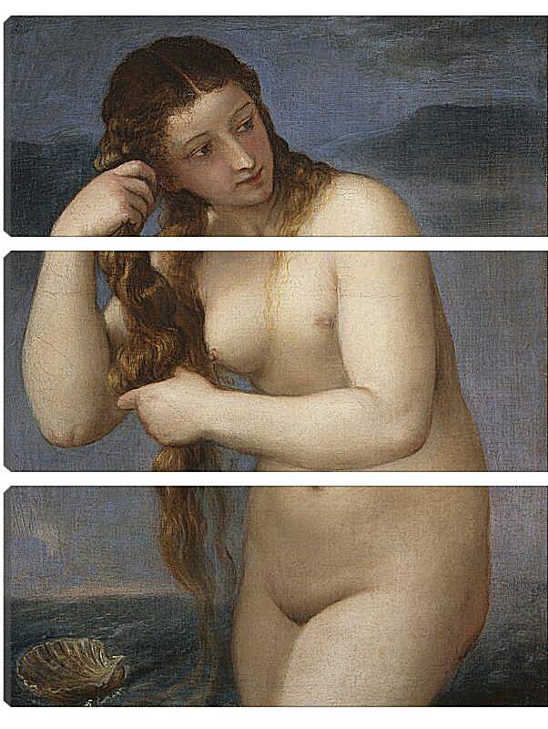Модульная картина - Венера Анадиомена. Тициан Вечеллио
