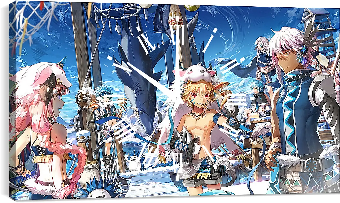 Часы картина - Elsword
