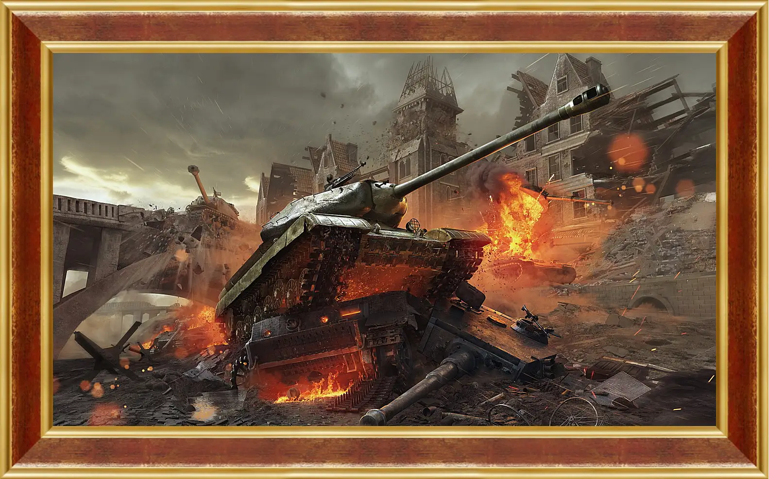 Картина в раме - World Of Tanks