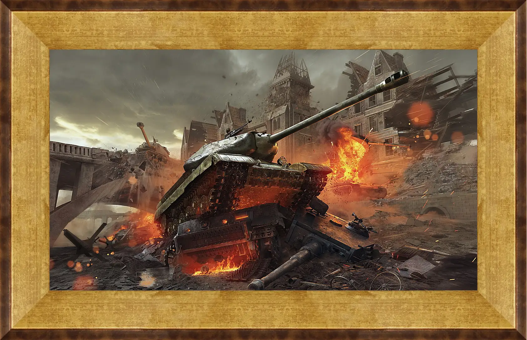 Картина в раме - World Of Tanks