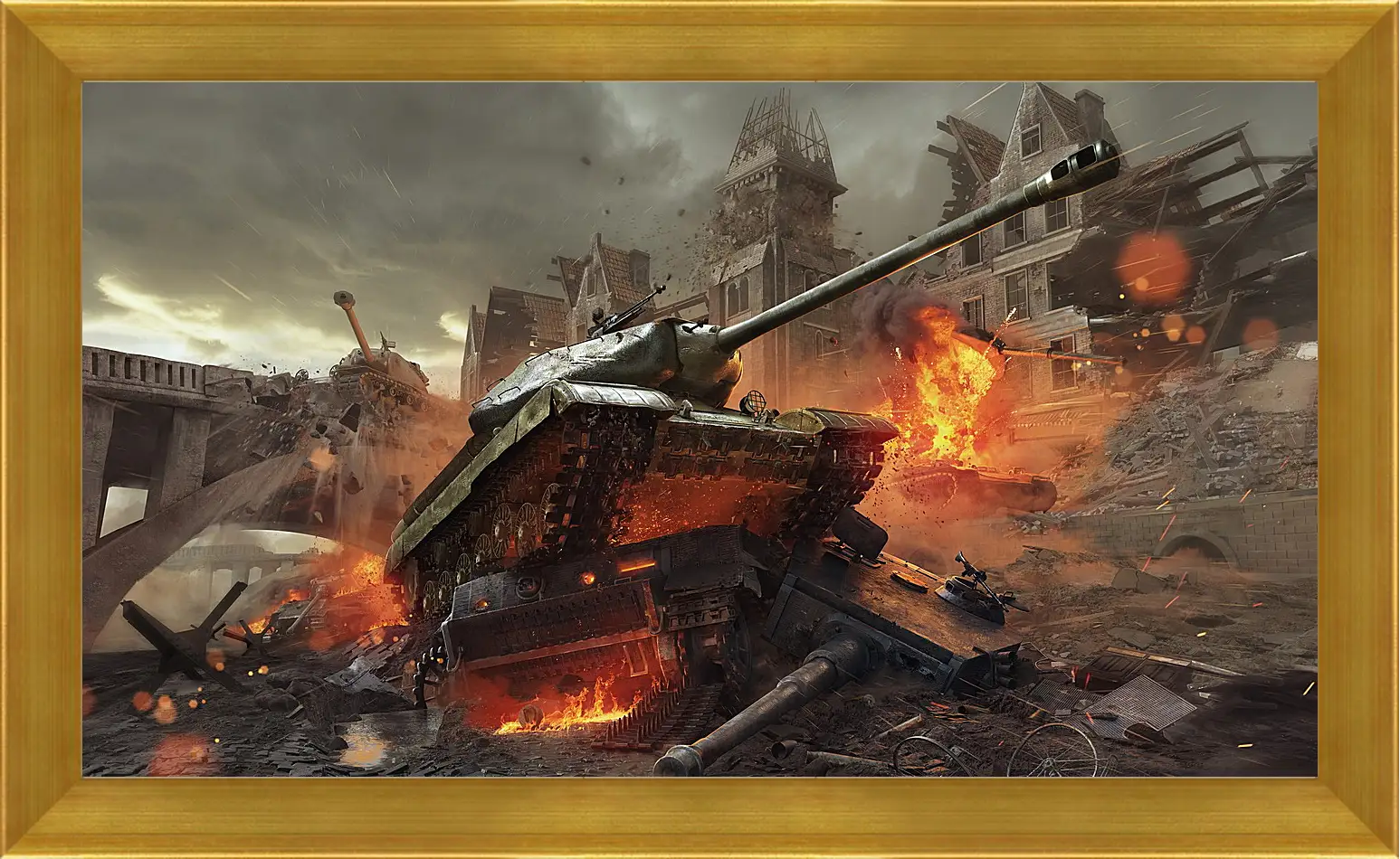 Картина в раме - World Of Tanks