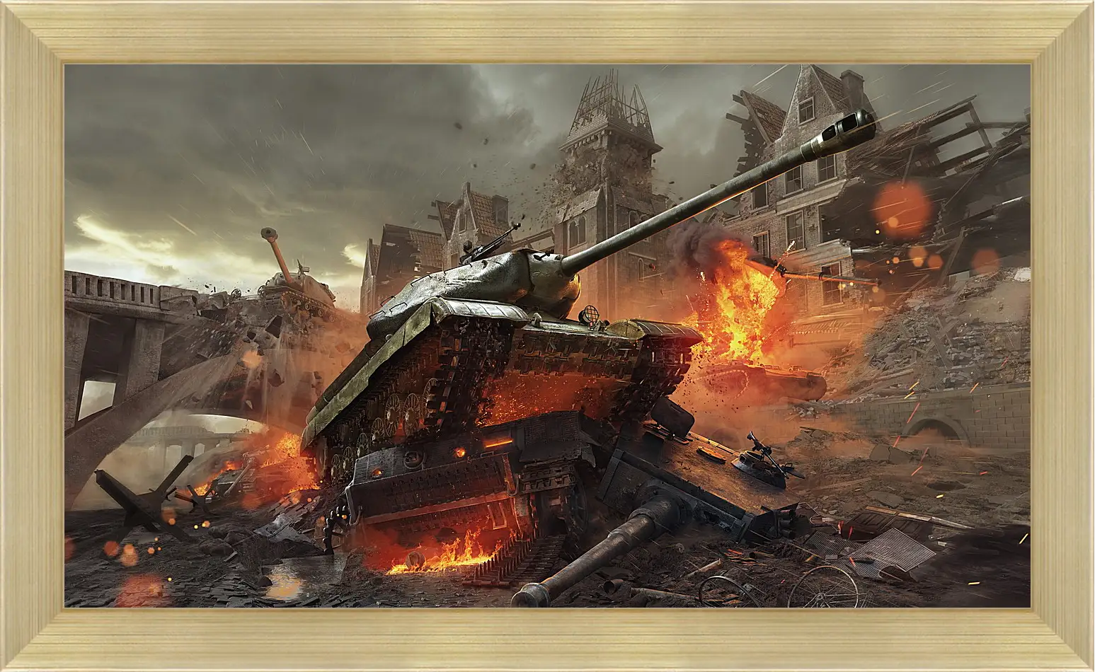 Картина в раме - World Of Tanks