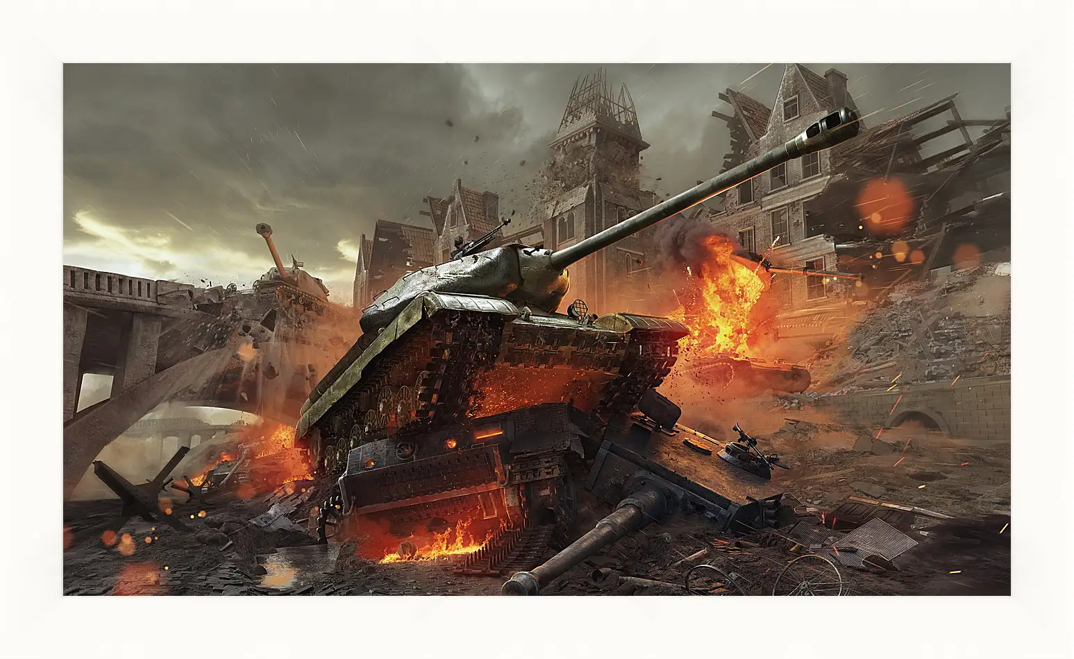 Картина в раме - World Of Tanks