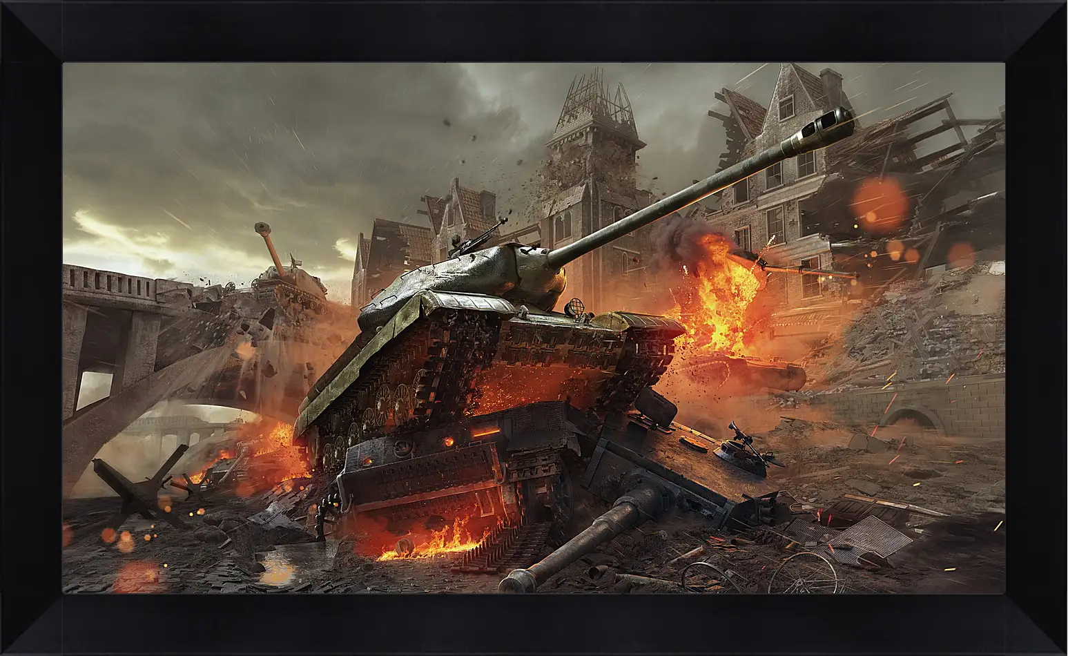 Картина в раме - World Of Tanks