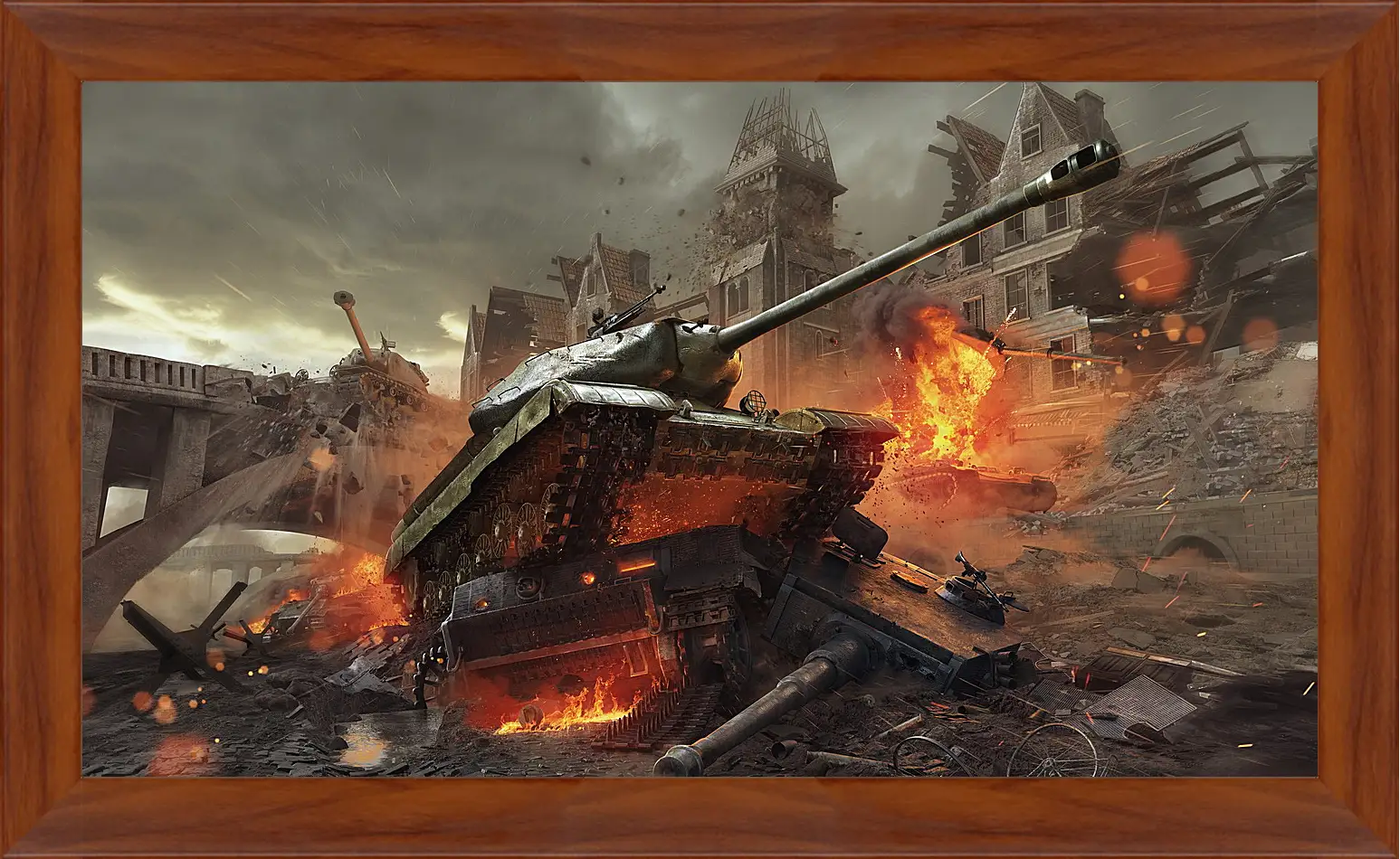 Картина в раме - World Of Tanks