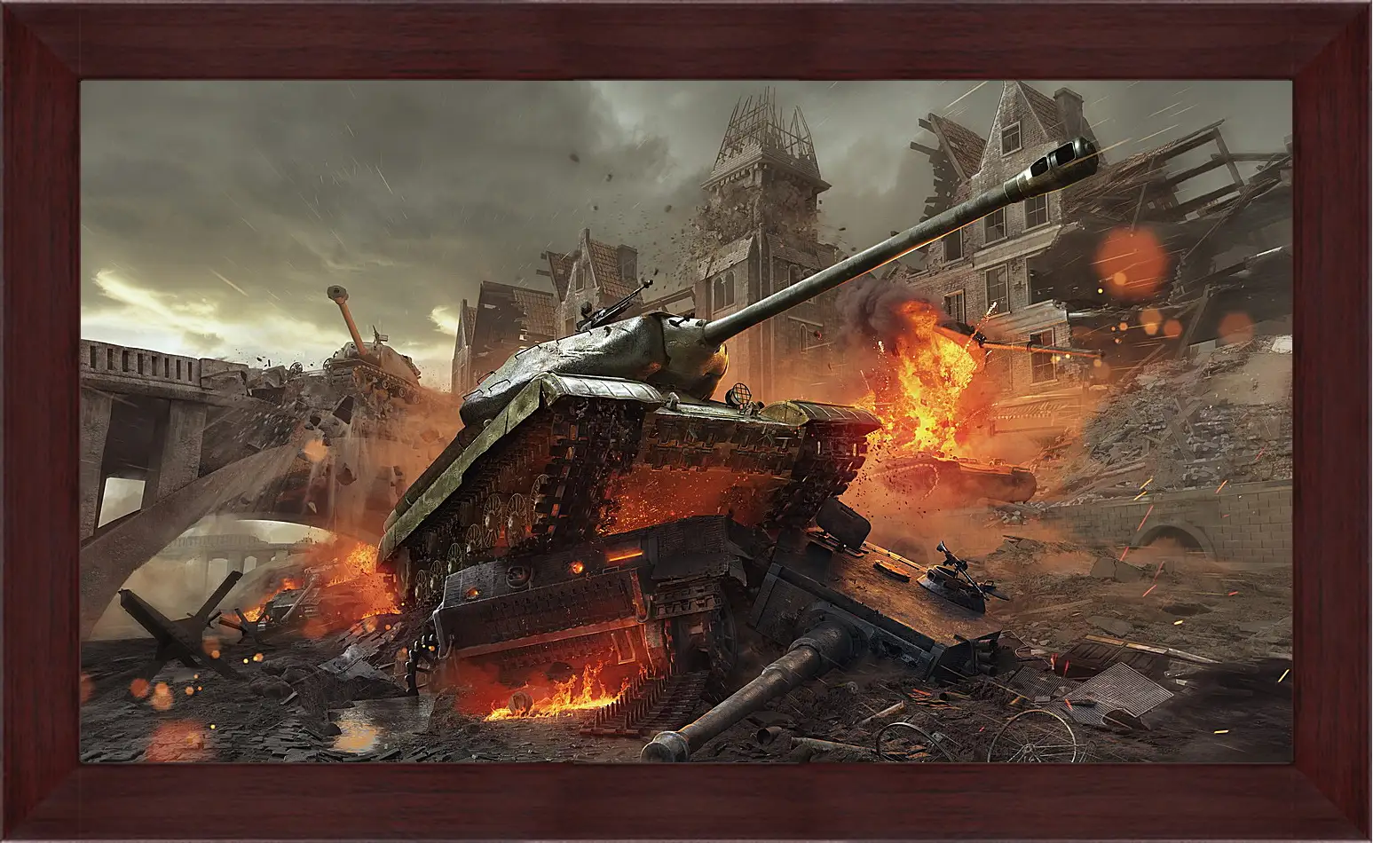 Картина в раме - World Of Tanks