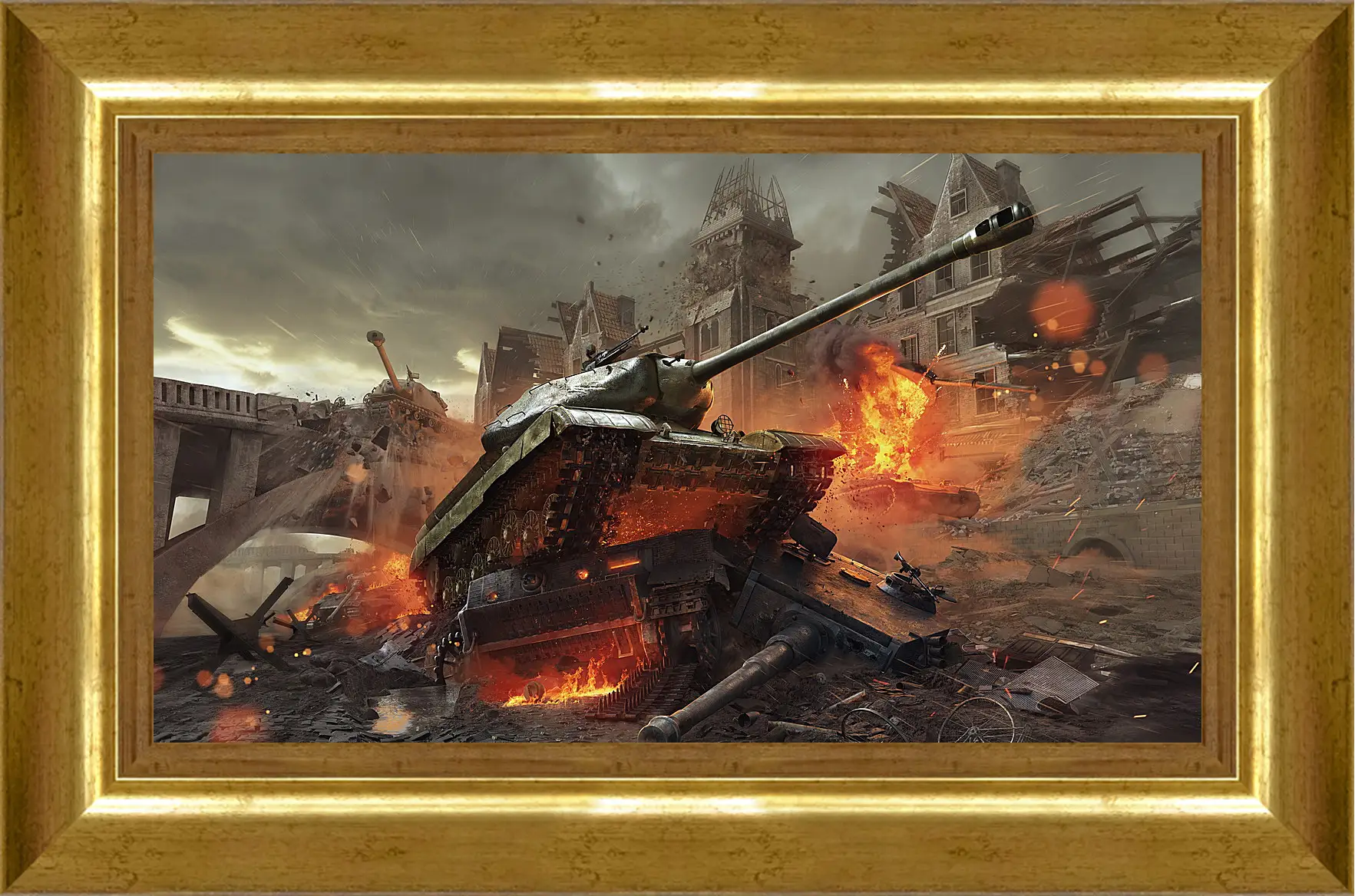 Картина в раме - World Of Tanks