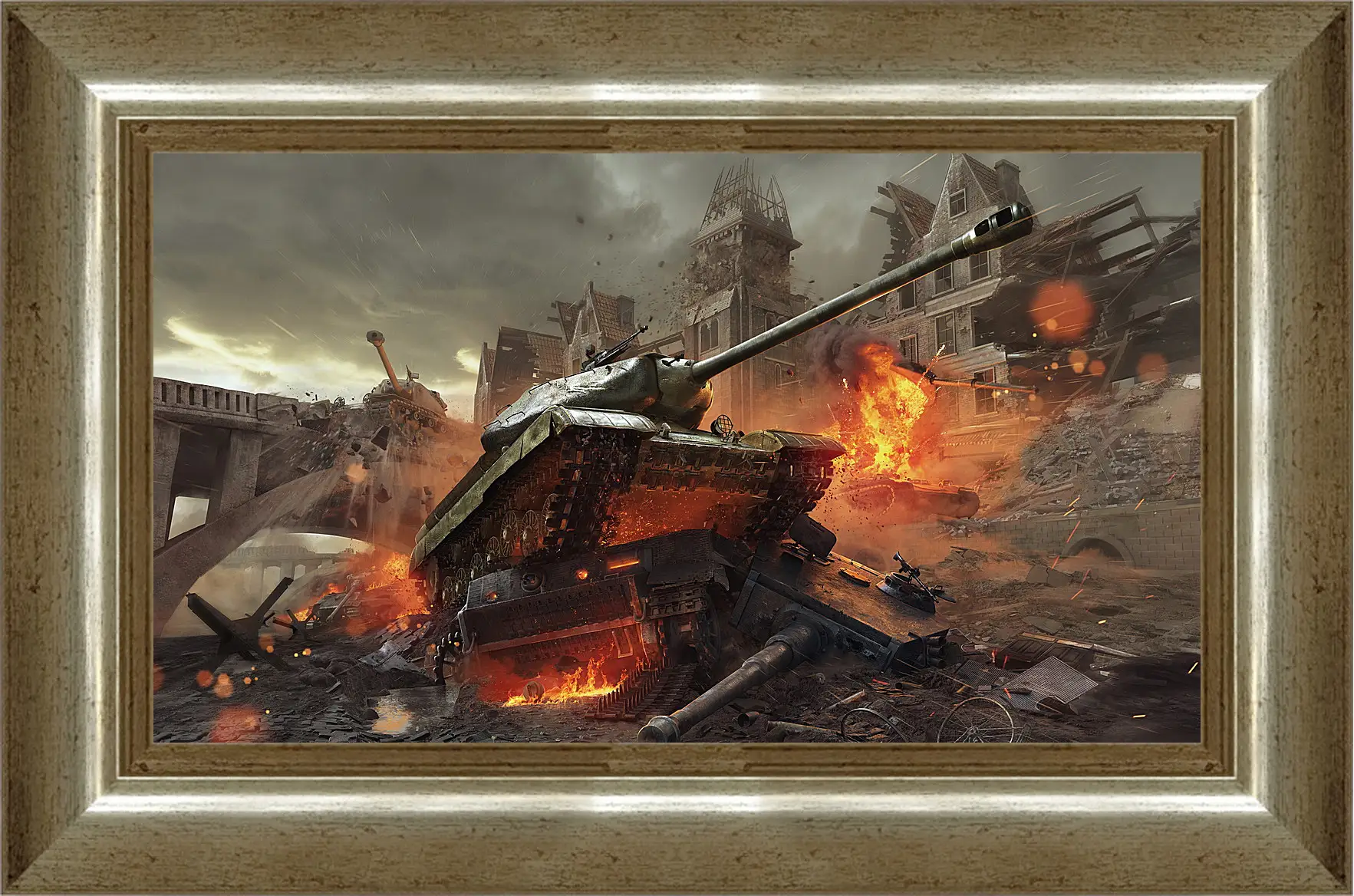 Картина в раме - World Of Tanks