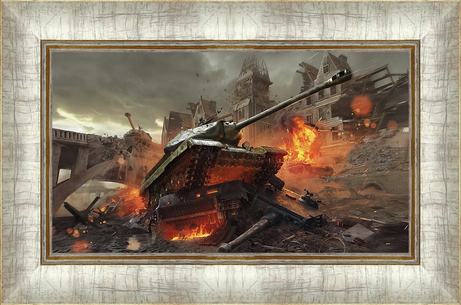 Картина в раме - World Of Tanks